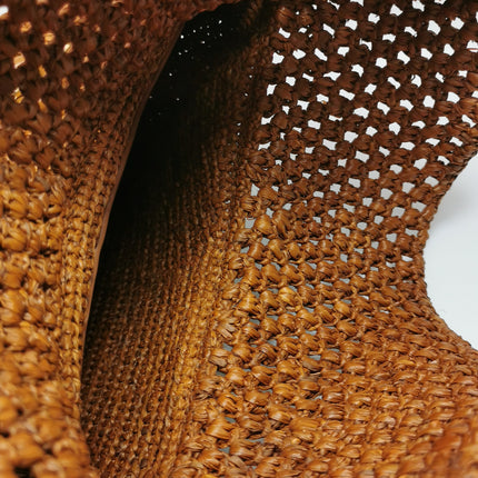 Sac cabas petit modèle Loewe Paulas Ibiza Anagram en raphia
