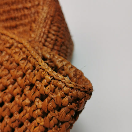 Sac cabas petit modèle Loewe Paulas Ibiza Anagram en raphia