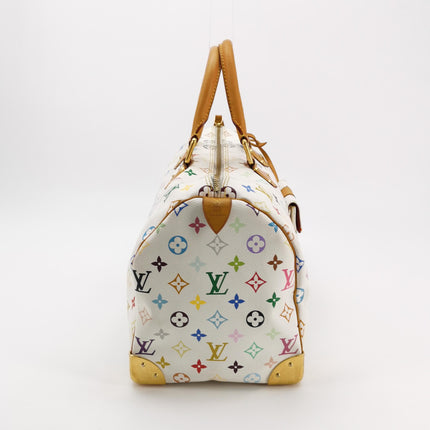 Louis Vuitton x Takashi Murakami Speedy 40 White Multicolor