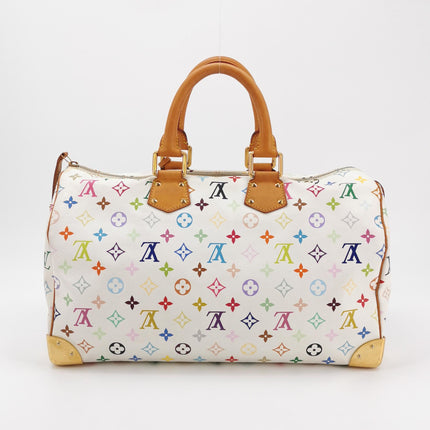 Louis Vuitton x Takashi Murakami Speedy 40 White Multicolor