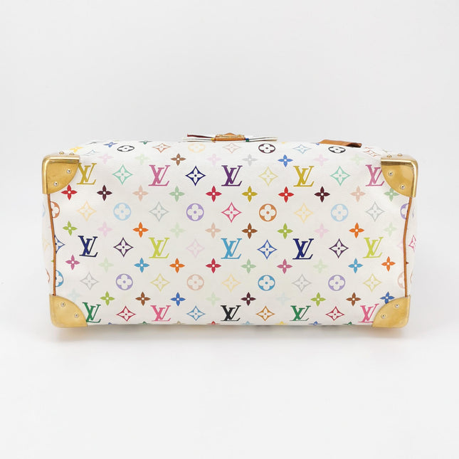 Louis Vuitton x Takashi Murakami Speedy 40 White Multicolor