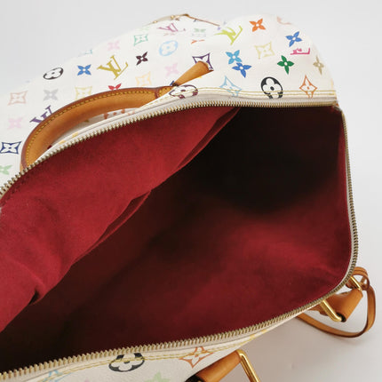 Louis Vuitton x Takashi Murakami Speedy 40 White Multicolor