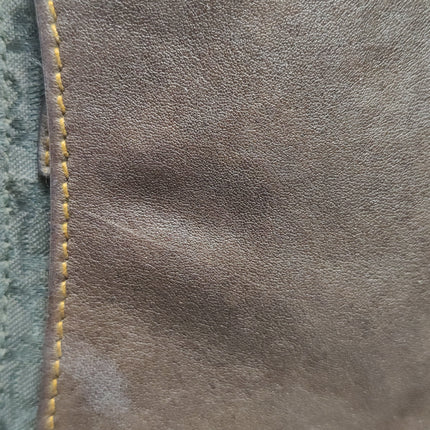 Dior Vintage Gaucho Large Dark Brown Leather Crossbody Bag 36cm