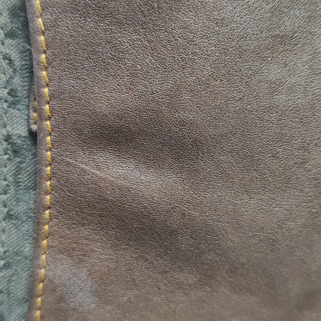 Sac bandoulière Dior Vintage Gaucho grand modèle en cuir rouge