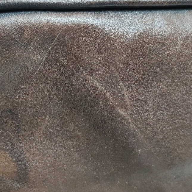 Sac bandoulière Dior Vintage Gaucho grand modèle en cuir rouge