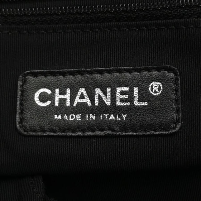 Sac à rabat matelassé à rayures Chanel Bubble Chain, cabas rouge/blanc