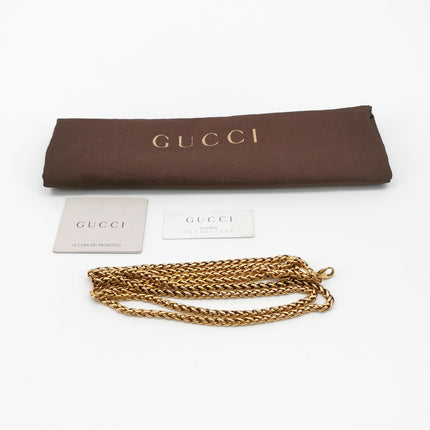 Gucci Bamboo 1947 Night Mini Black Python Snake Skin Evening Bag with Chain