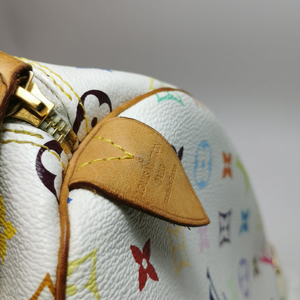 Louis Vuitton x Takashi Murakami Speedy 40 White Multicolor