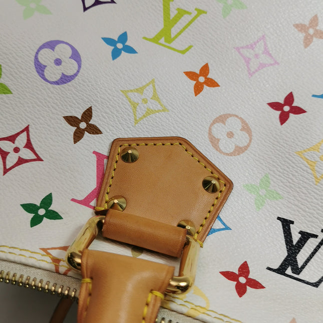 Louis Vuitton x Takashi Murakami Speedy 40 White Multicolor