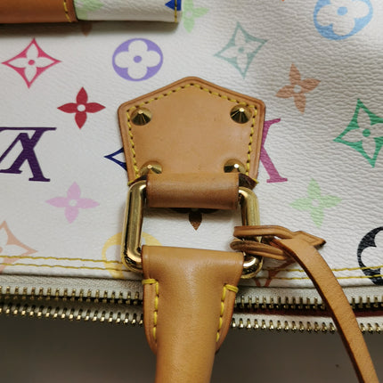 Louis Vuitton x Takashi Murakami Speedy 40 White Multicolor