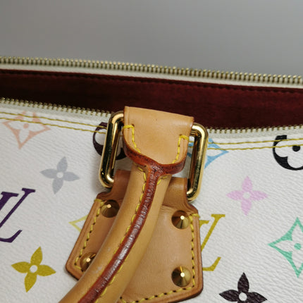 Louis Vuitton x Takashi Murakami Speedy 40 White Multicolor