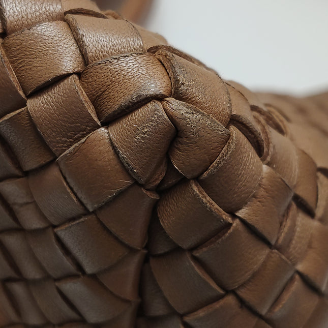 Bottega Veneta Cabat Tote Intreccio Leather Tan Brown 40cm