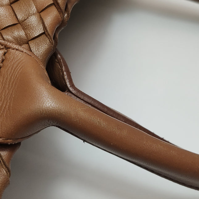 Bottega Veneta Cabat Tote Intreccio Leather Tan Brown 40cm