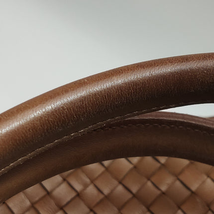 Bottega Veneta Cabat Tote Intreccio Leather Tan Brown 40cm