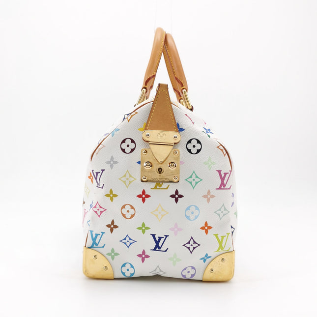 Louis Vuitton x Takashi Murakami Speedy 40 White Multicolor