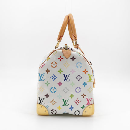 Louis Vuitton x Takashi Murakami Speedy 40 White Multicolor