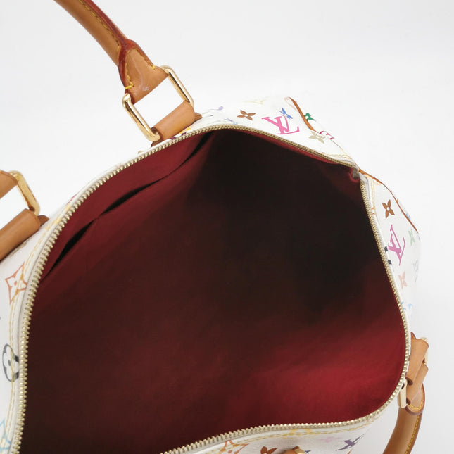 Louis Vuitton x Takashi Murakami Speedy 40 White Multicolor