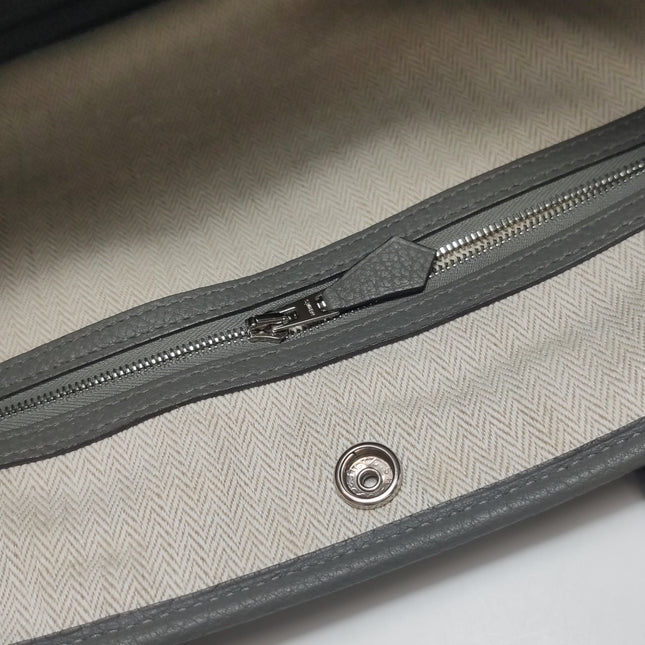Hermès Garden Party 30 (TPM) in Grey Negonda Leather