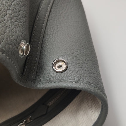 Hermès Garden Party 30 (TPM) in Grey Negonda Leather
