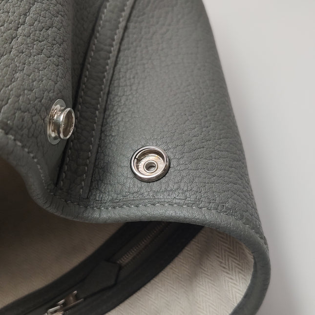 Hermès Garden Party 30 (TPM) in Grey Negonda Leather