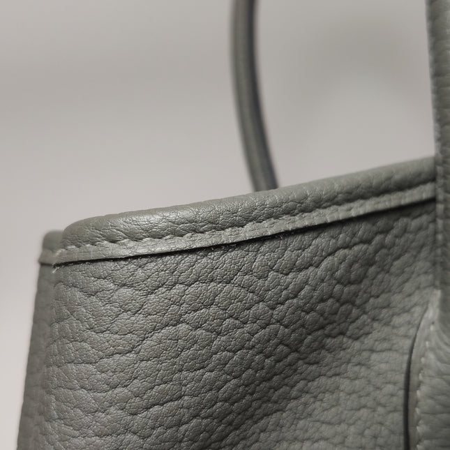 Hermès Garden Party 30 (TPM) in Grey Negonda Leather