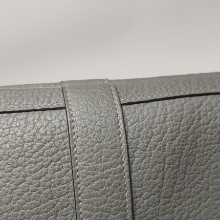 Hermès Garden Party 30 (TPM) in Grey Negonda Leather