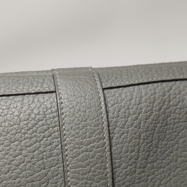 Hermès Garden Party 30 (TPM) in Grey Negonda Leather