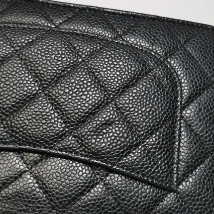 Chanel Wallet on Chain Classic Flap Black Caviar Leather Gold Hardware 2015