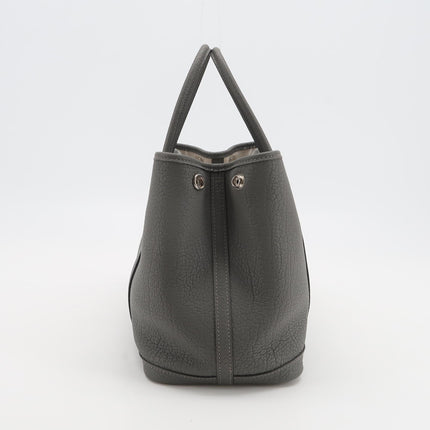 Hermès Garden Party 30 (TPM) in Grey Negonda Leather