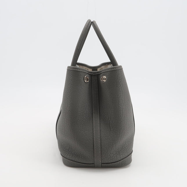 Hermès Garden Party 30 (TPM) in Grey Negonda Leather
