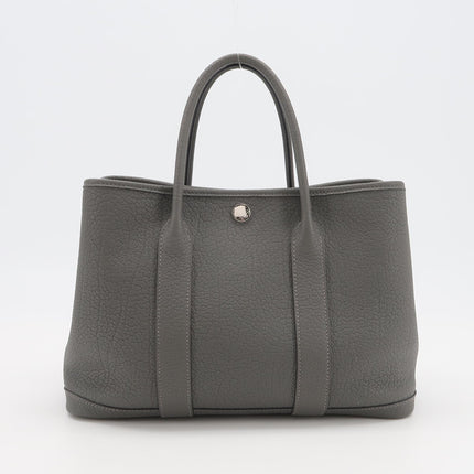 Hermès Garden Party 30 (TPM) in Grey Negonda Leather