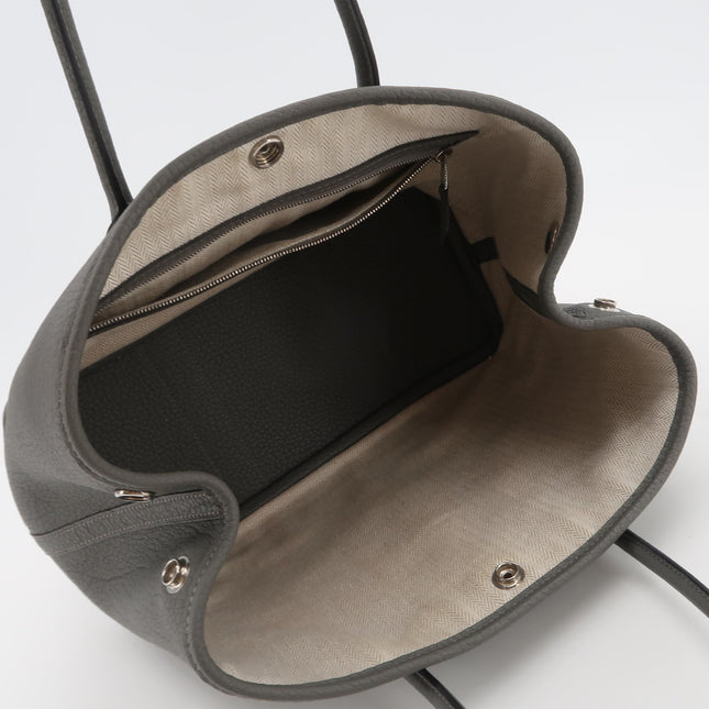 Hermès Garden Party 30 (TPM) in Grey Negonda Leather