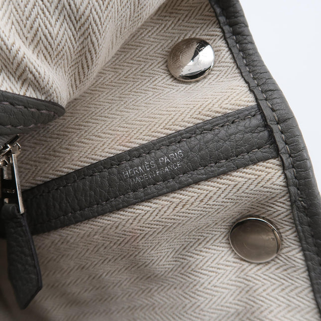 Hermès Garden Party 30 (TPM) in Grey Negonda Leather