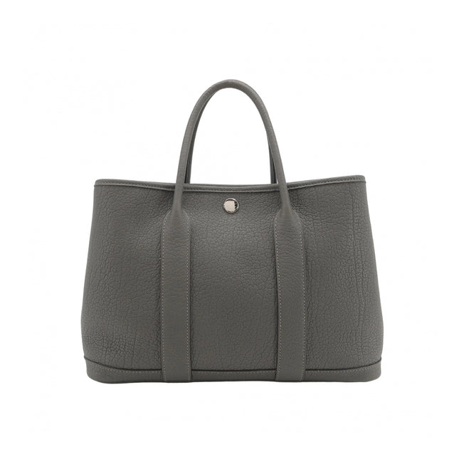 Hermès Garden Party 30 (TPM) in Grey Negonda Leather