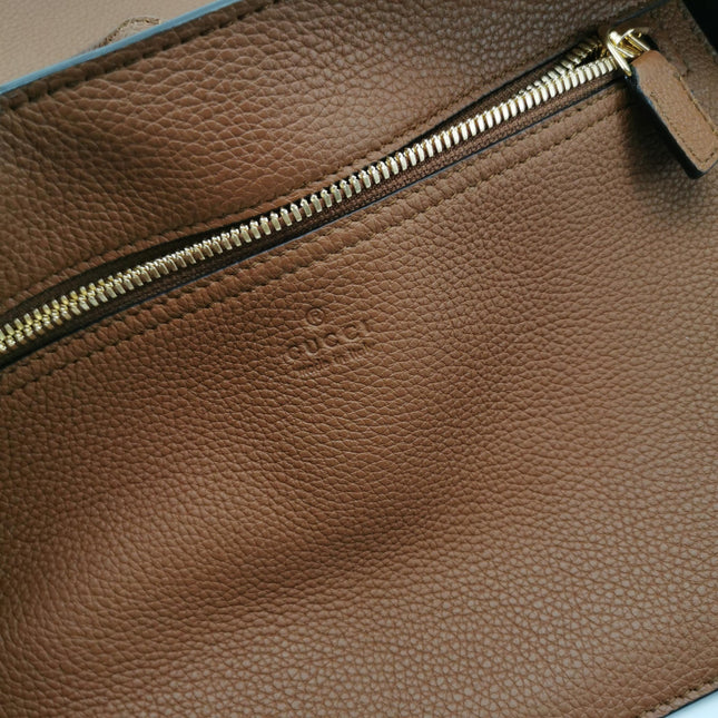 Gucci Jackie 1961 Caramel Tan Large Shoulder Bag with Strap