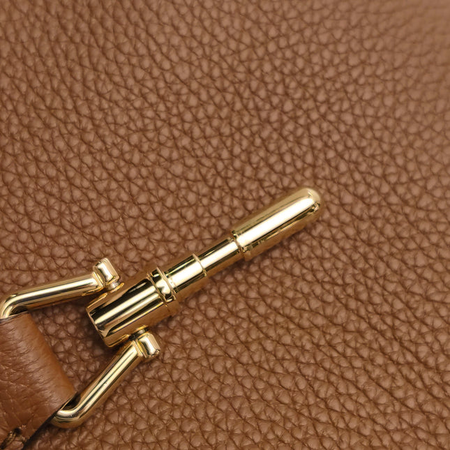 Gucci Jackie 1961 Caramel Tan Large Shoulder Bag with Strap