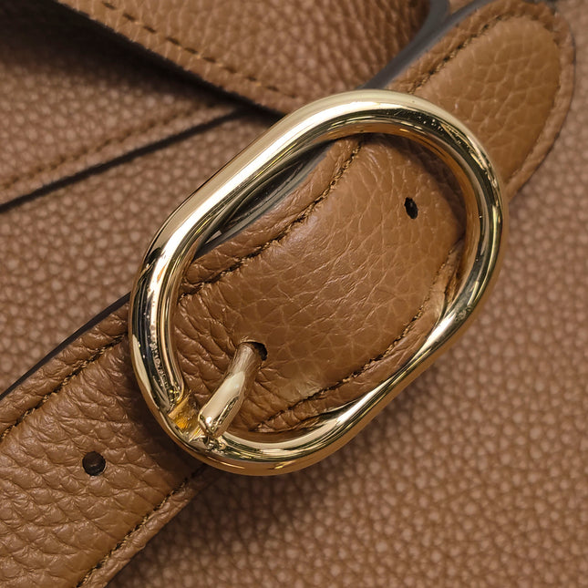 Gucci Jackie 1961 Caramel Tan Large Shoulder Bag with Strap