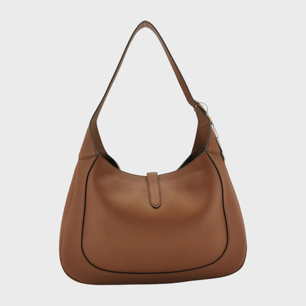 Gucci Jackie 1961 Caramel Tan Large Shoulder Bag with Strap