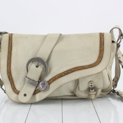 Lady Dior Medium Brown Lizard Skin Leather Handbag with Gold Hardware