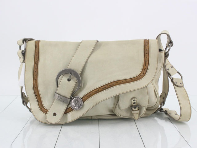 Lady Dior Medium Brown Lizard Skin Leather Handbag with Gold Hardware