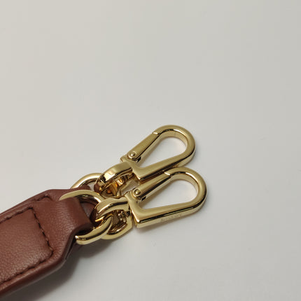 Loewe Small Featherlight Puzzle Soft Brown Nappa Leather Top Handle Crossbody Bag