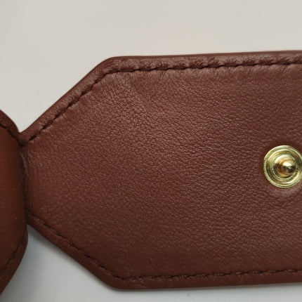 Loewe Small Featherlight Puzzle Soft Brown Nappa Leather Top Handle Crossbody Bag