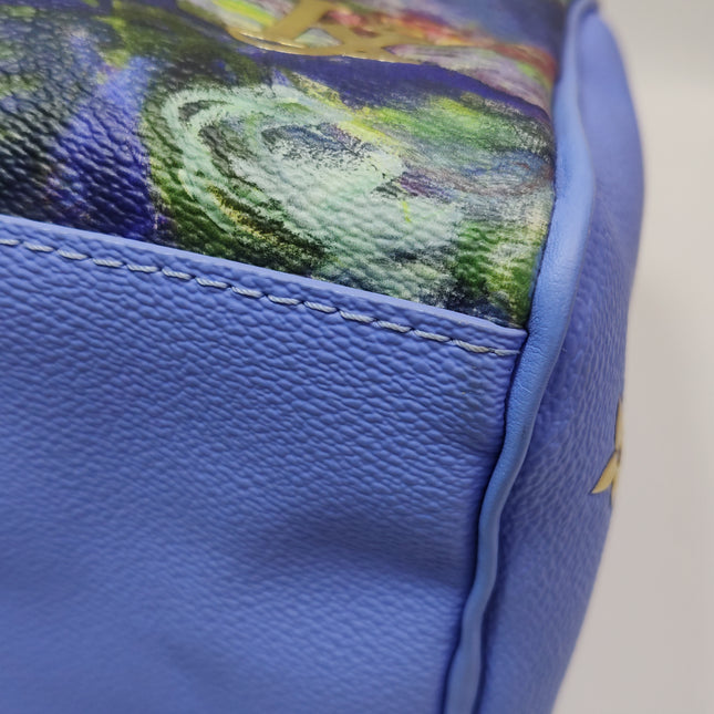 Louis Vuitton x Jeff Koons Speedy 30 Monet Water Lilies Top Handle Bag