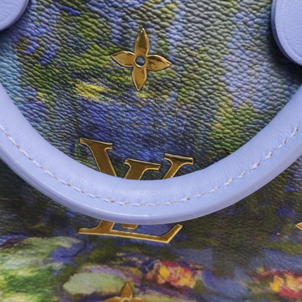 Louis Vuitton x Jeff Koons Speedy 30 Monet Water Lilies Top Handle Bag