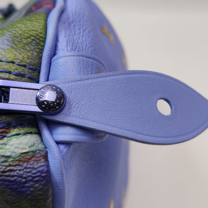 Louis Vuitton x Jeff Koons Speedy 30 Monet Water Lilies Top Handle Bag