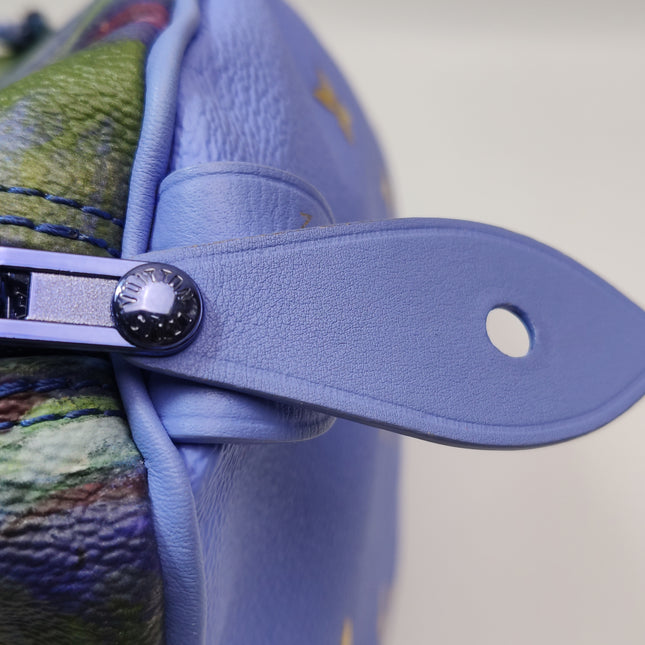 Louis Vuitton x Jeff Koons Speedy 30 Monet Water Lilies Top Handle Bag