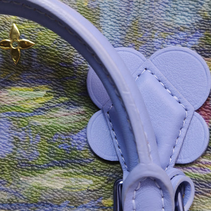 Louis Vuitton x Jeff Koons Speedy 30 Monet Water Lilies Top Handle Bag