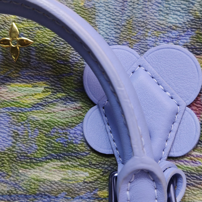 Louis Vuitton x Jeff Koons Speedy 30 Monet Water Lilies Top Handle Bag