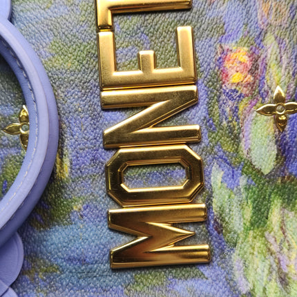 Louis Vuitton x Jeff Koons Speedy 30 Monet Water Lilies Top Handle Bag