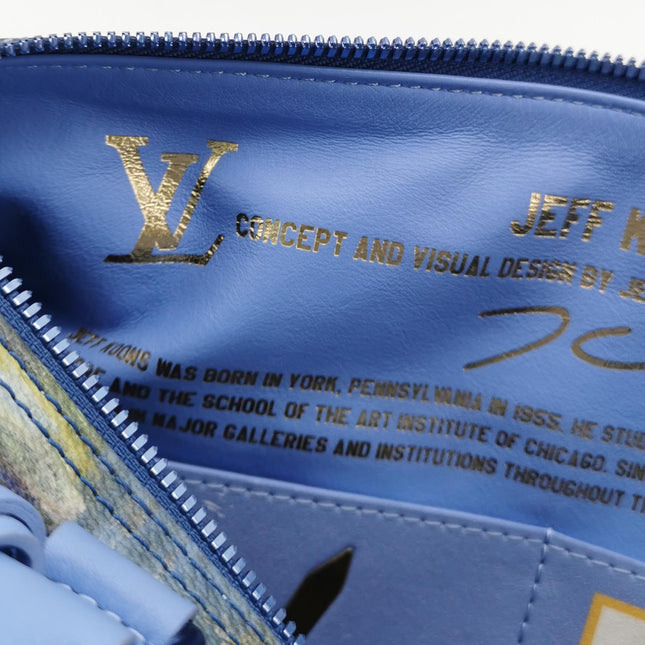 Louis Vuitton x Jeff Koons Speedy 30 Monet Water Lilies Top Handle Bag